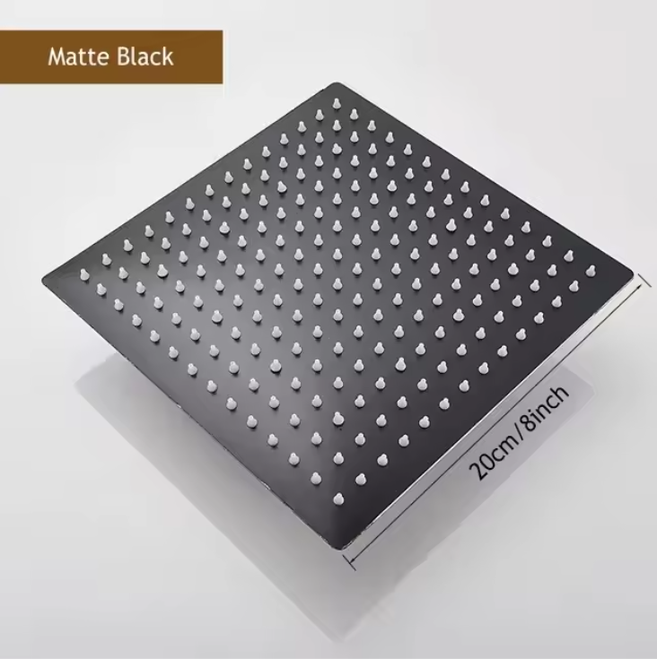 RVS Waterval Regendouchekop met Hogedruk – Grote Waterstroom