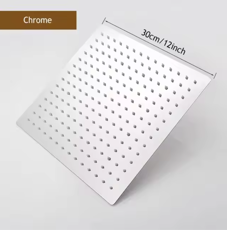 RVS Waterval Regendouchekop met Hogedruk – Grote Waterstroom