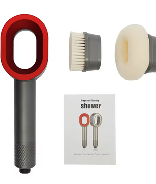 Gefilterde Handdouche met Hogedruk – Verstelbare Waterstraal en Sponskop