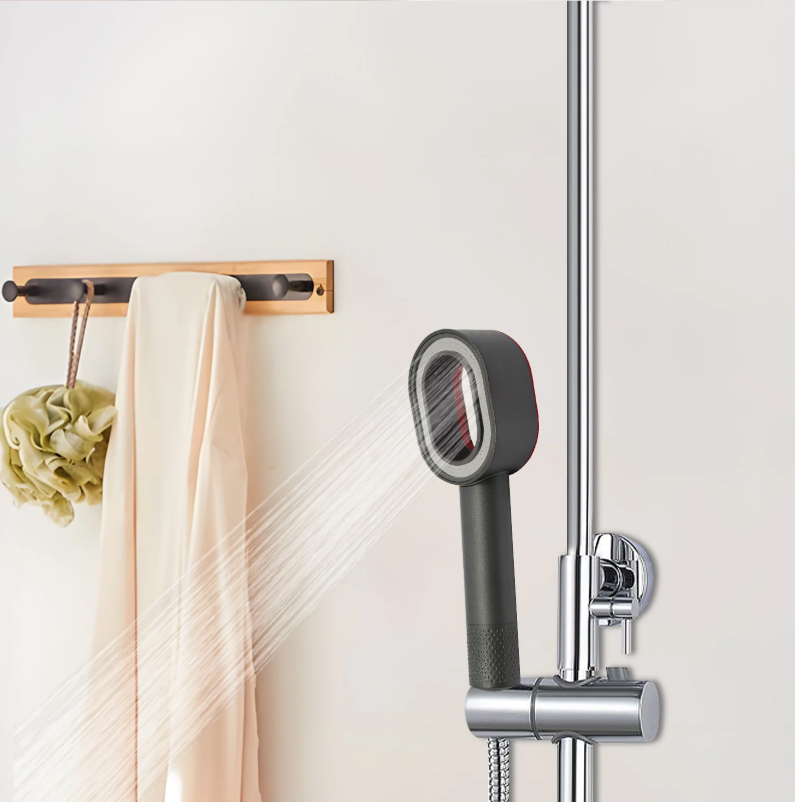 Gefilterde Handdouche met Hogedruk – Verstelbare Waterstraal en Sponskop