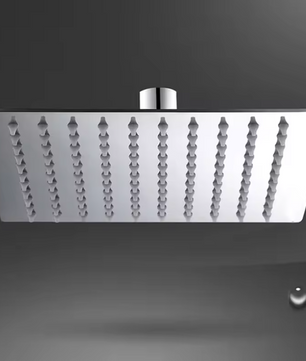 Vierkante RVS Regendouchekop – Ultradun Design, Zonder Douchearm