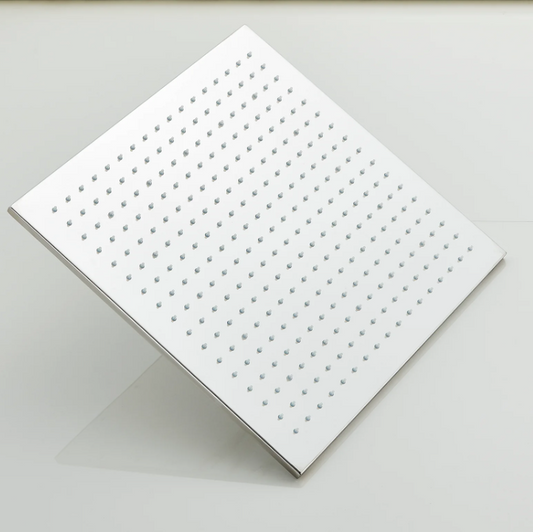 Grote LED Regendouchekop 40,64 cm – Wand- of Plafondmontage, Warm en Koud