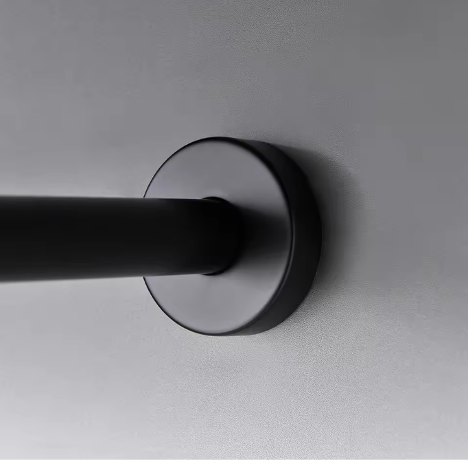 Zwarte Inbouw Douche Set met Omstelkraan, Regendouche en Handdouche