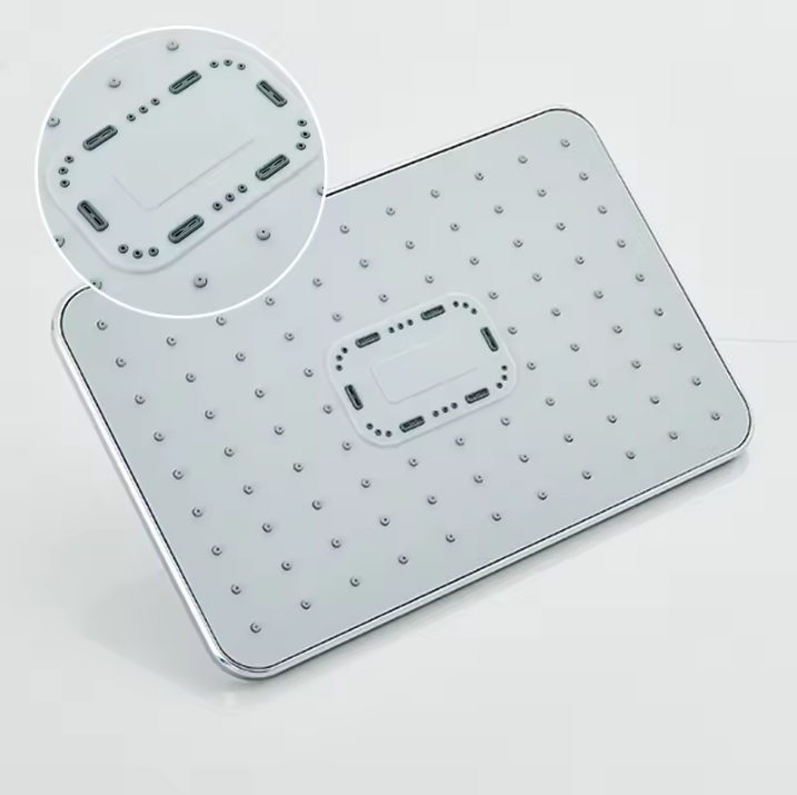 Chroom Douchekolom Set met Regendouche en Mengkraan – Wandmontage