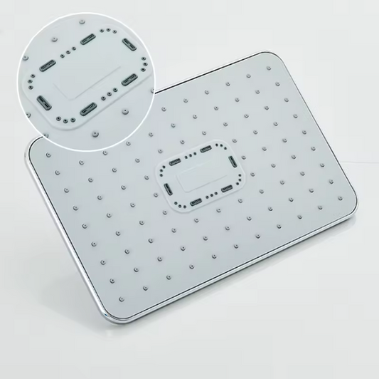 Chroom Douchekolom Set met Regendouche en Mengkraan – Wandmontage