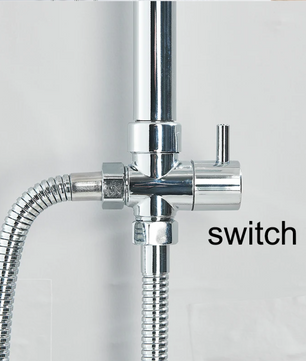 Chroom Douchekolom Set met Regendouche en Mengkraan – Wandmontage