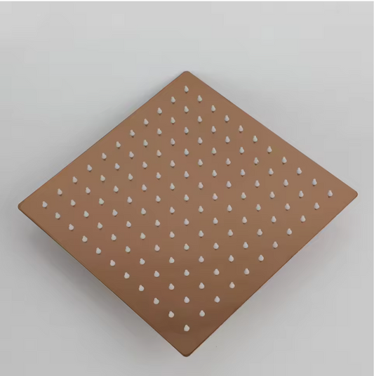 Inbouw Douche Set Rose Goud van Messing met Regendouche en Handdouche