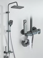 4-Weg Douchesysteem met Regendouche en Bidetkraan – Complete Badkamer Set