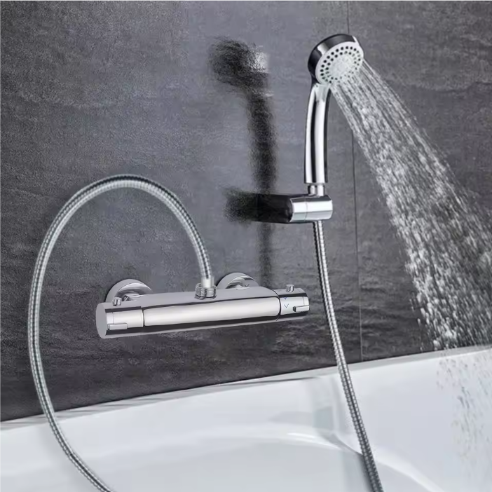 Thermostatische Douche Mengkraan met Anti-Verbrandingsbeveiliging – Veilig en Comfortabel