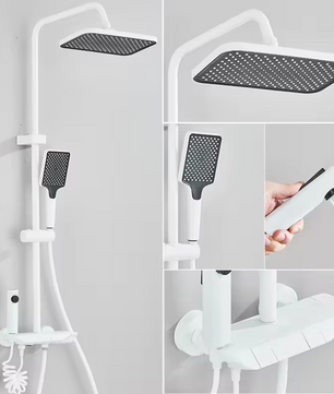 Slim Digitaal Douchesysteem met Display – Regendouche, Bidet en Mengkraan