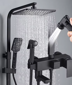 Regendouche Doucheset met Mengkraan – Messing Douchekraan voor Badkamer