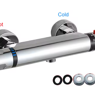 Thermostatische Douche Mengkraan 38 °C – Wandmontage Mengventiel