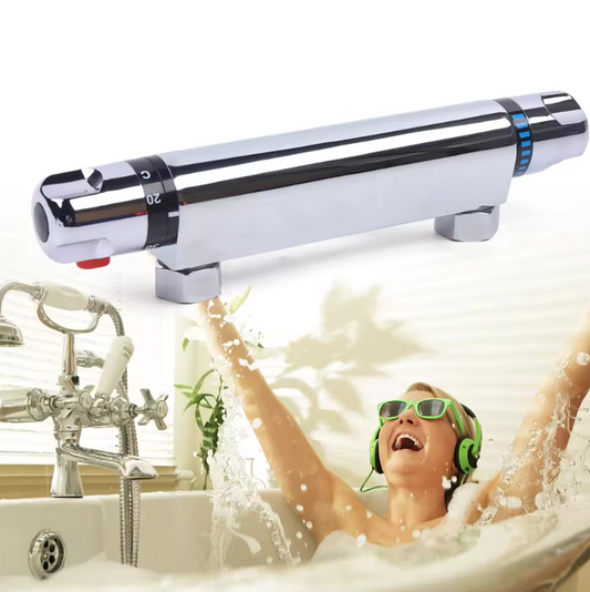 Thermostatische Douchekraan met Veiligheidsknop – Mengventiel voor Badkamer