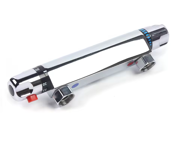 Thermostatische Douchekraan met Veiligheidsknop – Mengventiel voor Badkamer