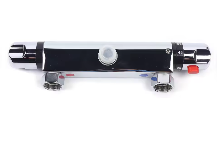 Thermostatische Douchekraan met Veiligheidsknop – Mengventiel voor Badkamer