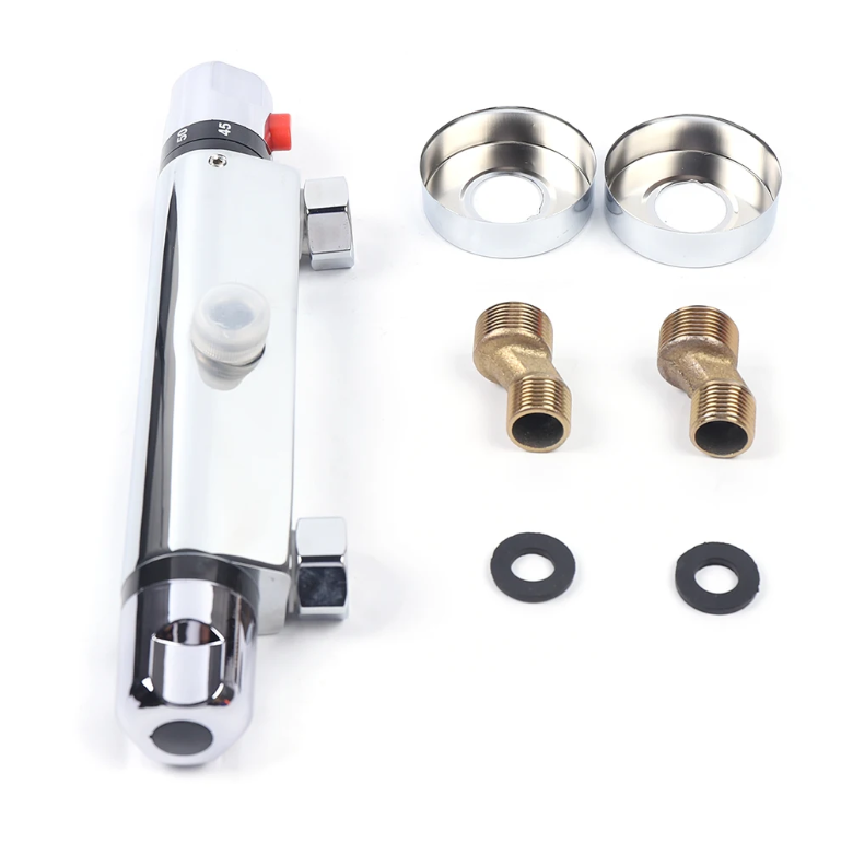 Thermostatische Douchekraan met Veiligheidsknop – Mengventiel voor Badkamer