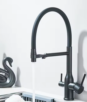 Keukenkraan met Uittrekbare Uitloop en Waterfilter – 360° Draaibare Mengkraan