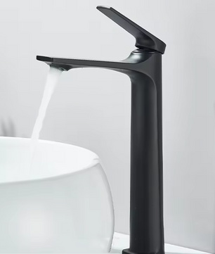Moderne Badkamer Wastafelkraan met Eén Hendel – Warm en Koud Water, RVS Look