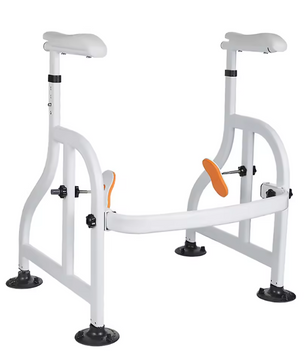 Verstelbare Toilet Armsteun met Zuignappen – Antislip Sta-Op Hulp van Koolstofstaal