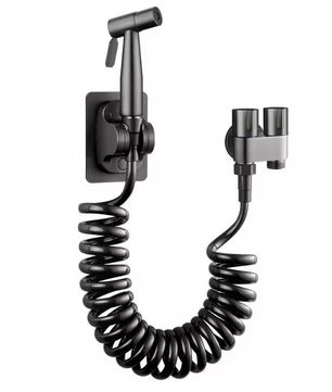 Handheld Toilet Bidet Douche Set met Handspuit – RVS, Zelfreinigend en Zonder Boren