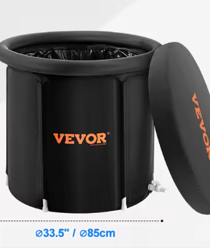 Draagbare IJsbad Tub voor Koudetherapie – Opblaasbaar Cold Plunge Bad 330L