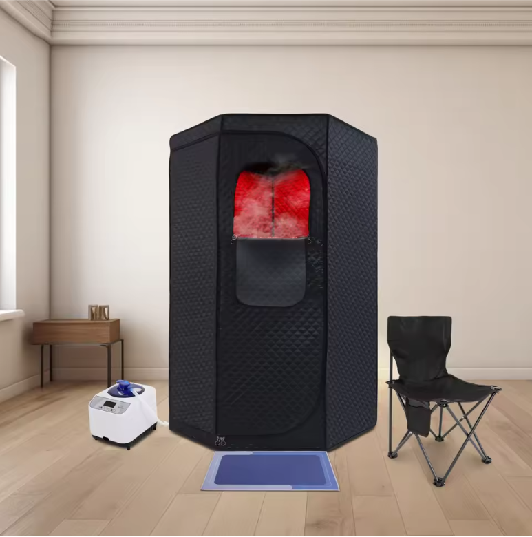 Eenpersoons Stoomsauna Tent voor Thuis – 1350W Sauna Set met 3L Stomer