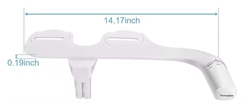 Niet-Elektrische Bidet Toilet Sprayer met Dubbele Nozzle – Hygienische Douche voor Badkamer