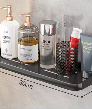 Opvouwbare Wandgemonteerde Opbergplank van Aluminium – Ruimtebesparend en Elegant