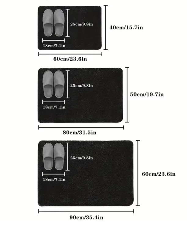 Super Absorberende Badkamermat met Antislip – Zacht, Veilig en Stijlvol
