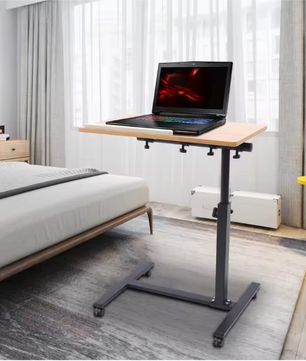 Verstelbaar Laptop- en Bedbureau met Wielen – Opklapbaar en Multifunctioneel