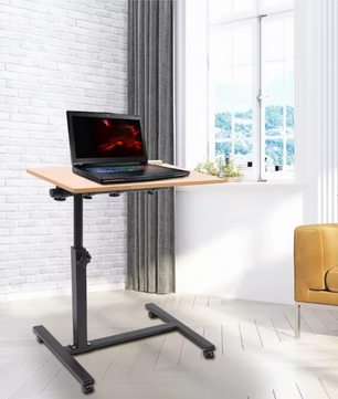 Verstelbaar Laptop- en Bedbureau met Wielen – Opklapbaar en Multifunctioneel
