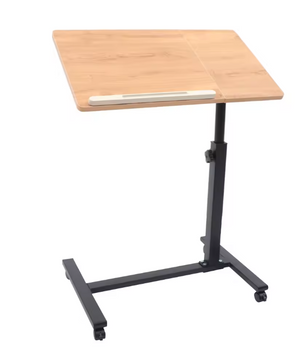 Verstelbaar Laptop- en Bedbureau met Wielen – Opklapbaar en Multifunctioneel