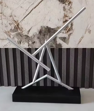 Newton Pendulum Bureau Decoratie – Automatische Bewegende Balans Sculptuur