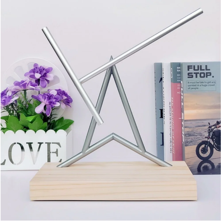 Newton Pendulum Bureau Decoratie – Automatische Bewegende Balans Sculptuur