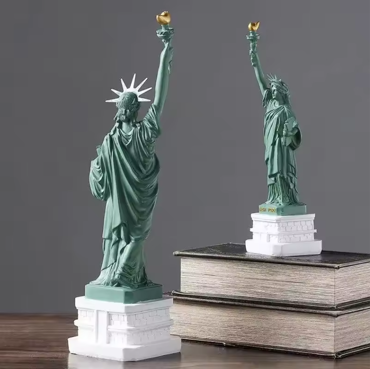 Vrijheidsbeeld Decoratief Beeld – Iconisch Bureau Ornament en Verzamelobject