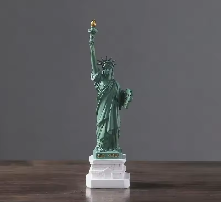 Vrijheidsbeeld Decoratief Beeld – Iconisch Bureau Ornament en Verzamelobject