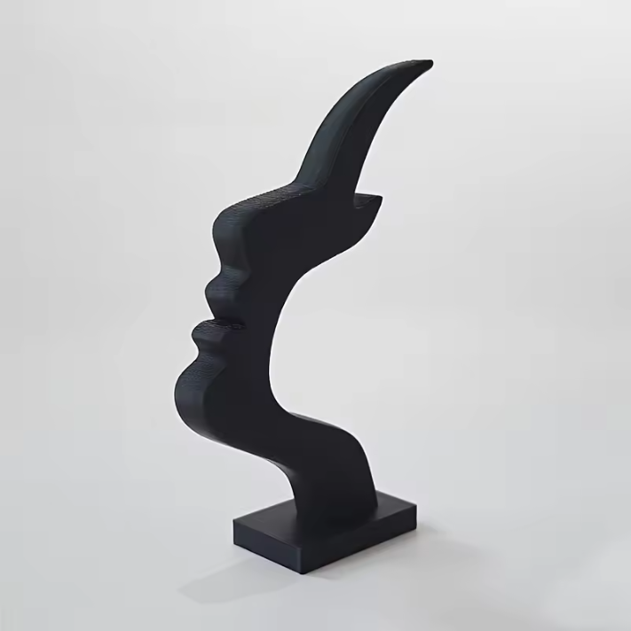 Minimalistische Brilhouder met Gebogen Vorm – Stijlvolle Bureau- en Nachtkastdecoratie