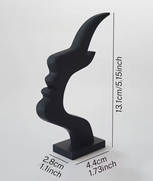 Minimalistische Brilhouder met Gebogen Vorm – Stijlvolle Bureau- en Nachtkastdecoratie