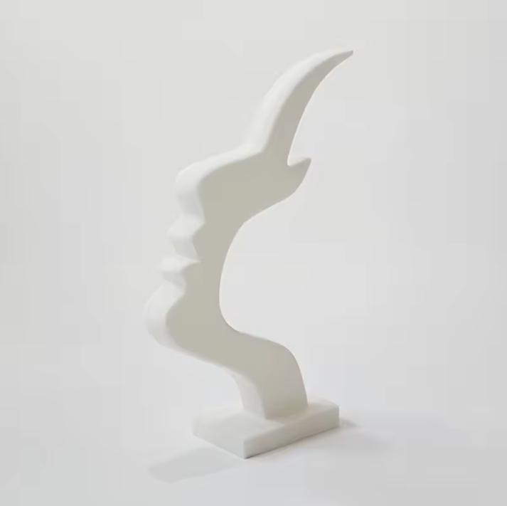 Minimalistische Brilhouder met Gebogen Vorm – Stijlvolle Bureau- en Nachtkastdecoratie