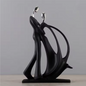 Dancing Couple Decoratief Beeld – Moderne Resin Sculptuur voor Woonkamer en Interieurdecoratie