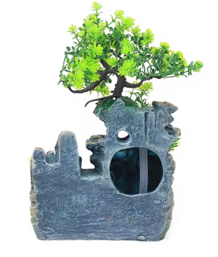 Desktop Waterfontein met Waterval – LED Zen Decoratie voor Interieur en Bureau