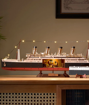 3D Luxe Cruiseschip Bouwpakket met LED Verlichting – Nautisch Decoratiemodel