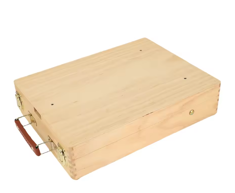 Houten Tafel Schilderezel – Opvouwbare Desktop Schilder- en Schetsezel met Antislip Voeten