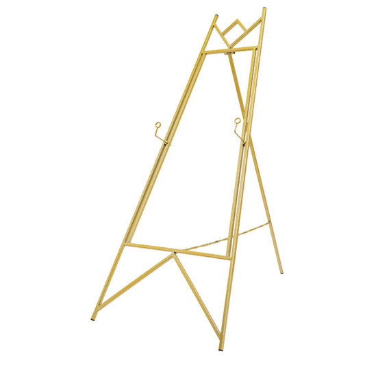 Gouden Presentatie Schilderezel – Verstelbare Displaystandaard voor Borden en Posters