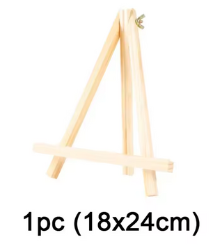 Mini Houten Tafelezel – Natuurlijke Displayhouder voor Kaarten, Foto’s en Decoratie