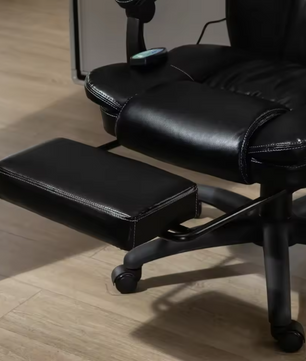 Ergonomische Bureaustoel met Massagefunctie – Verstelbare Directiestoel in Kunstleer