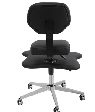 Ergonomische Meditatie- en Zitstoel – Kruisbenige Bureaustoel met Rugsteun en Verstelbare Zit- en Voetplaat