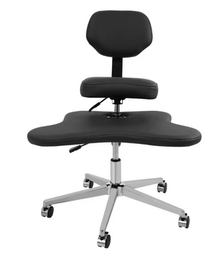Ergonomische Meditatie- en Zitstoel – Kruisbenige Bureaustoel met Rugsteun en Verstelbare Zit- en Voetplaat