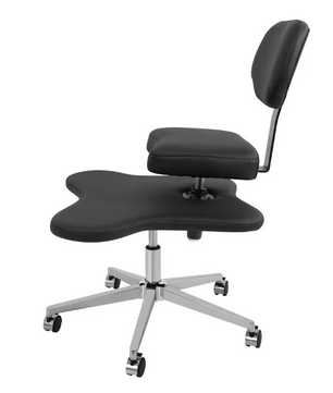 Ergonomische Meditatie- en Zitstoel – Kruisbenige Bureaustoel met Rugsteun en Verstelbare Zit- en Voetplaat