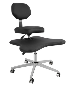 Ergonomische Meditatie- en Zitstoel – Kruisbenige Bureaustoel met Rugsteun en Verstelbare Zit- en Voetplaat